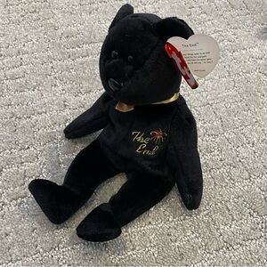 1999 "The End" Black Beanie baby